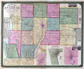 Ontario County 1852 Wall Map 44x53